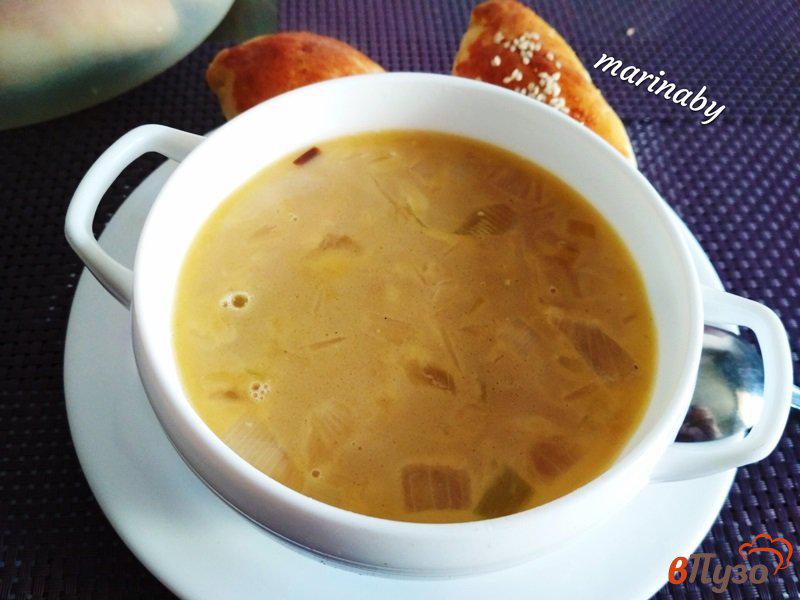 Фото приготовление рецепта: Луковый французский суп шаг №10