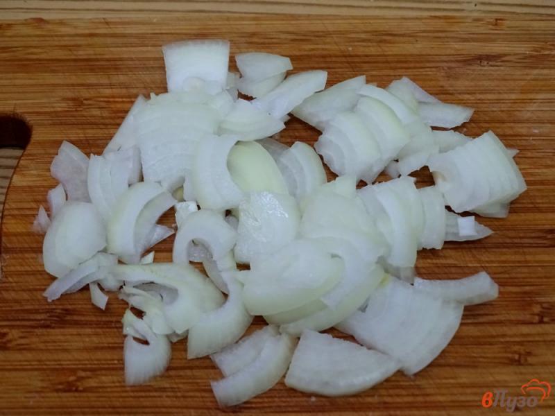 Фото приготовление рецепта: Овощи тушёные со свининой. шаг №3