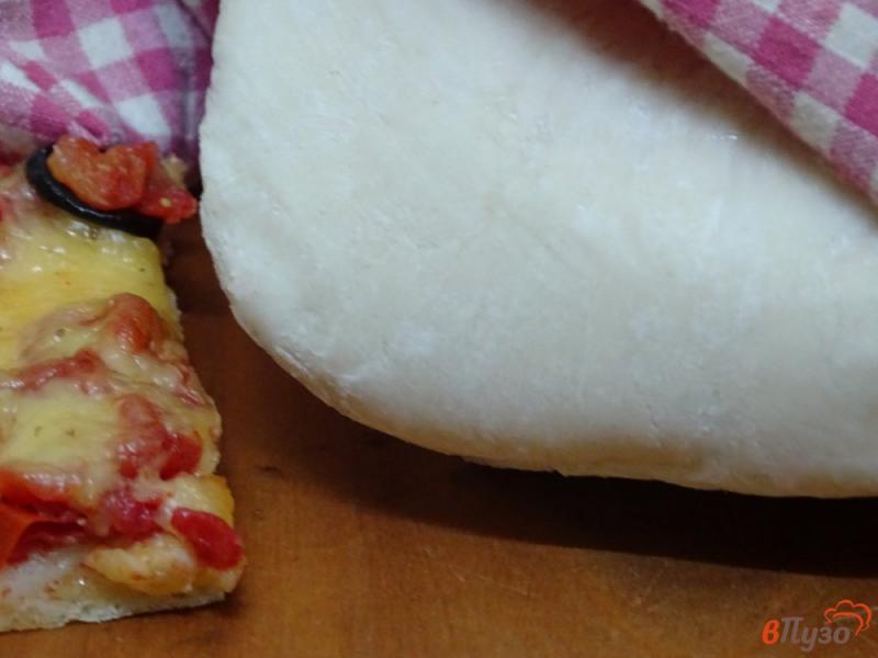 Фото приготовление рецепта: Тесто для пиццы (быстрое) шаг №7