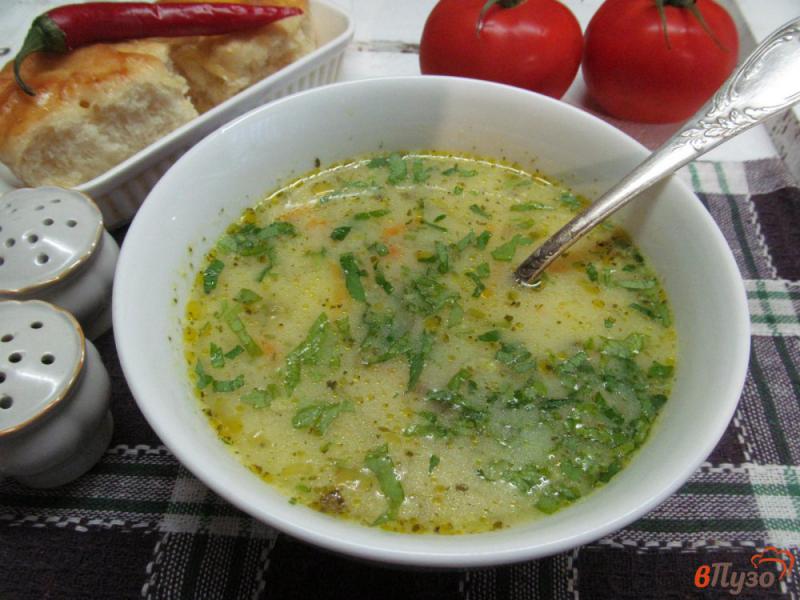 Фото приготовление рецепта: Огуречный суп шаг №12
