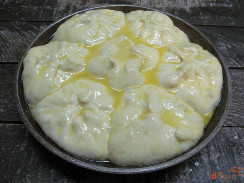 Фото приготовление рецепта: Разборной пирог с апельсином шаг №10
