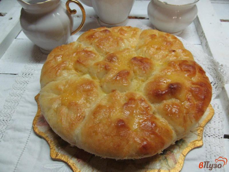 Фото приготовление рецепта: Разборной пирог с апельсином шаг №12