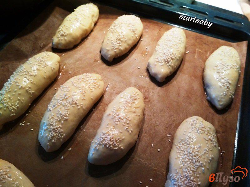 Фото приготовление рецепта: Пирожки с грибами шаг №7