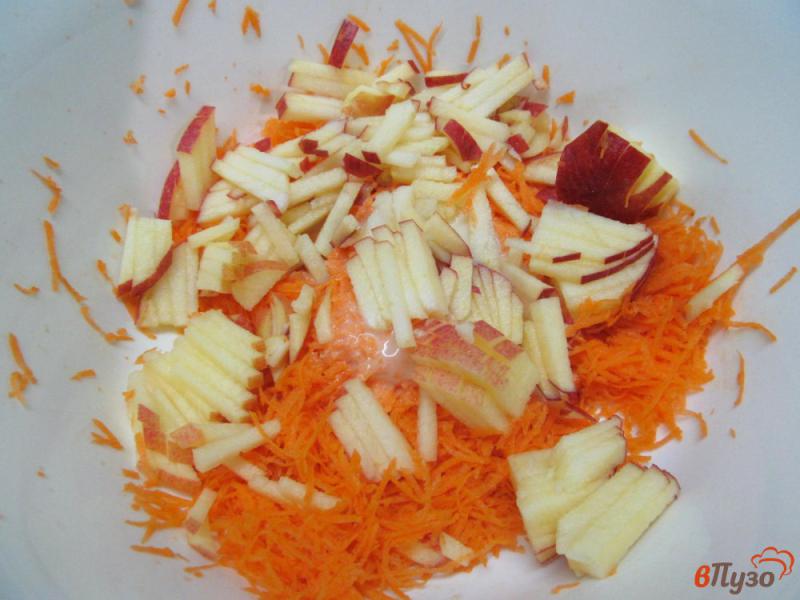 Фото приготовление рецепта: Пирог с начинкой из моркови и яблока шаг №6