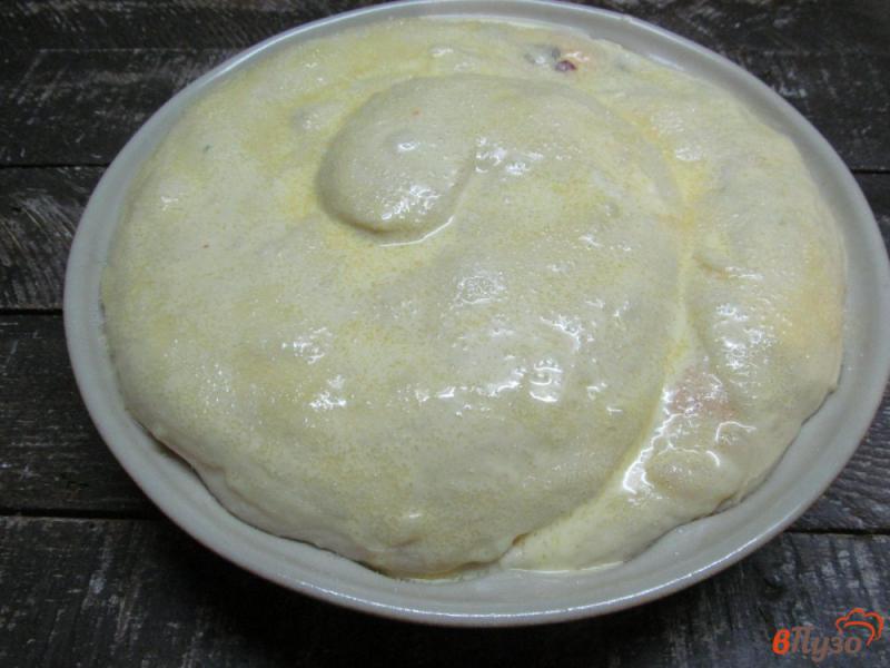 Фото приготовление рецепта: Пирог с начинкой из моркови и яблока шаг №13