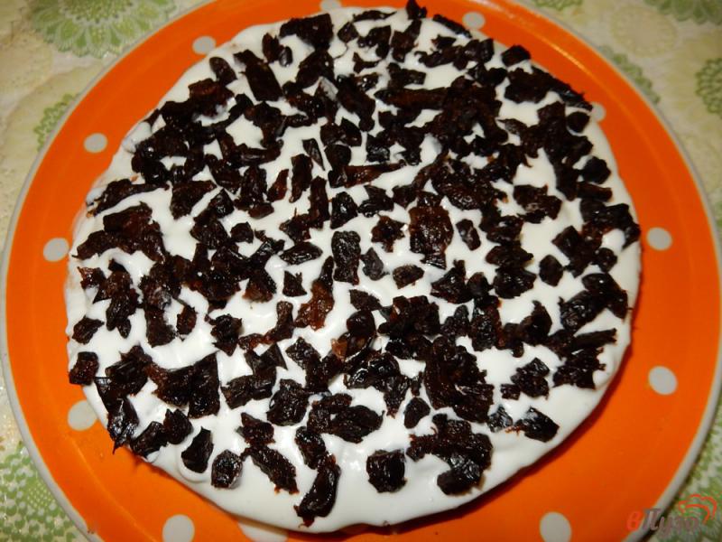 Фото приготовление рецепта: Сметанный пирог с черносливом шаг №12