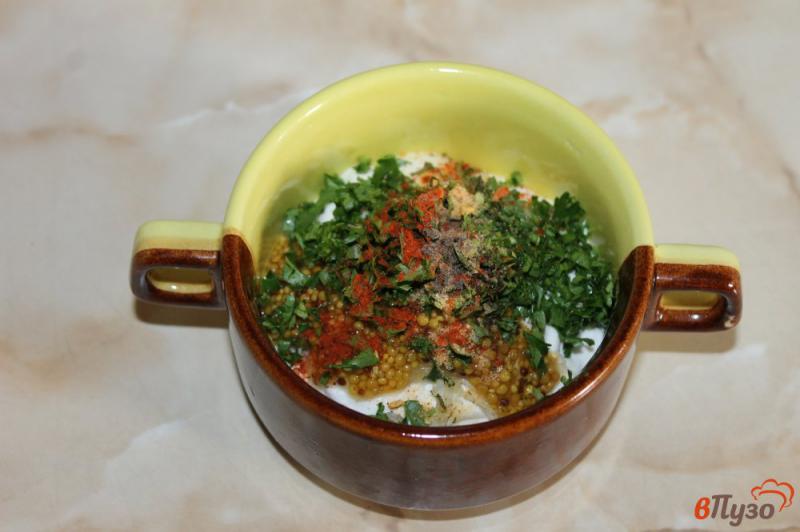 Фото приготовление рецепта: Сметанно - горчичный соус к картофелю шаг №5