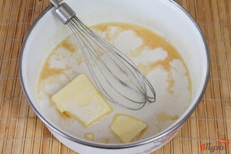 Фото приготовление рецепта: Творожные кексы с мандарином шаг №2