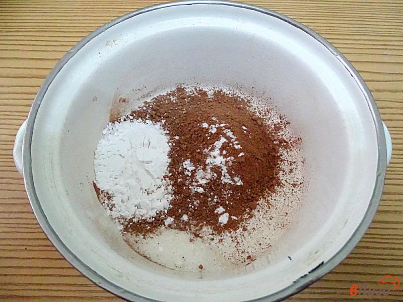 Фото приготовление рецепта: Шоколадный крем к блинам шаг №2