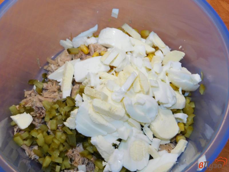 Фото приготовление рецепта: Мясной салат шаг №3