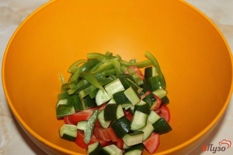 Фото приготовление рецепта: Овощной салат с морковью по - корейски шаг №3