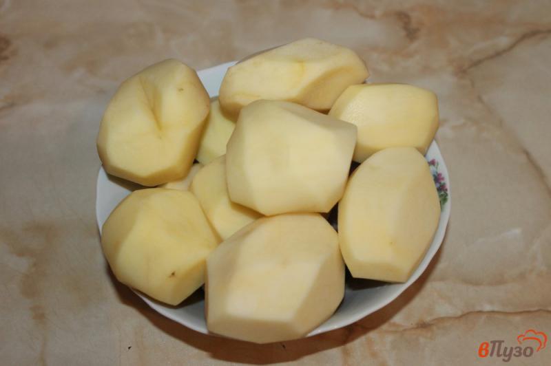 Фото приготовление рецепта: Картофель тушеный в рукаве с соевым соусом шаг №1