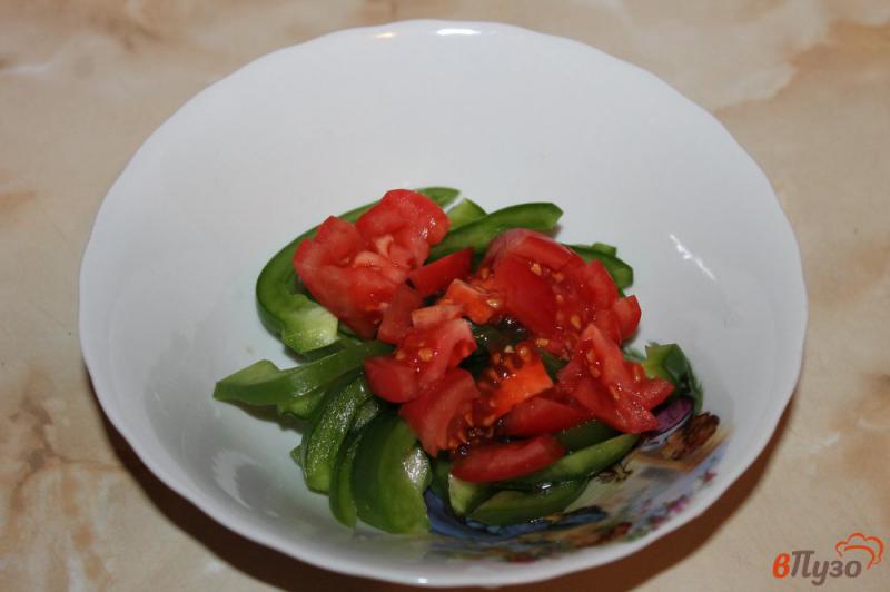 Фото приготовление рецепта: Салат из пекинской капусты с корейской морковью шаг №2