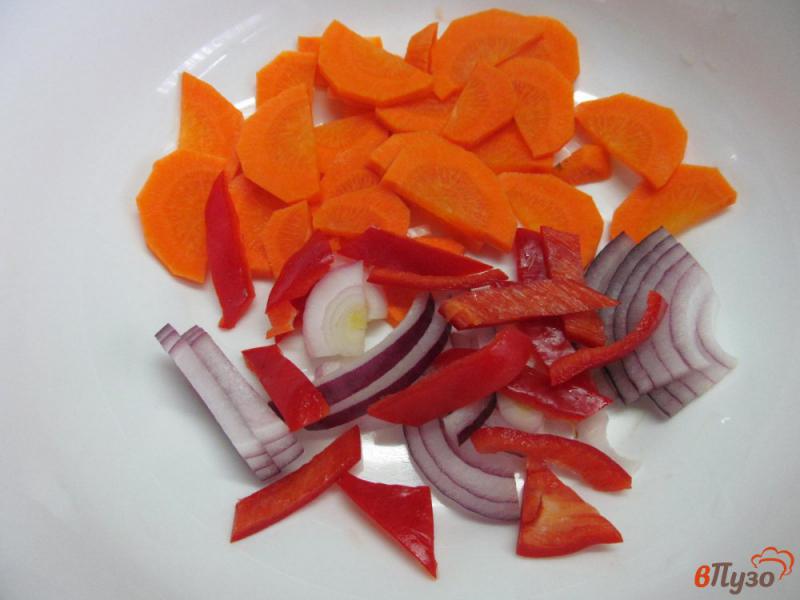 Фото приготовление рецепта: Запеченные овощи в томате шаг №2