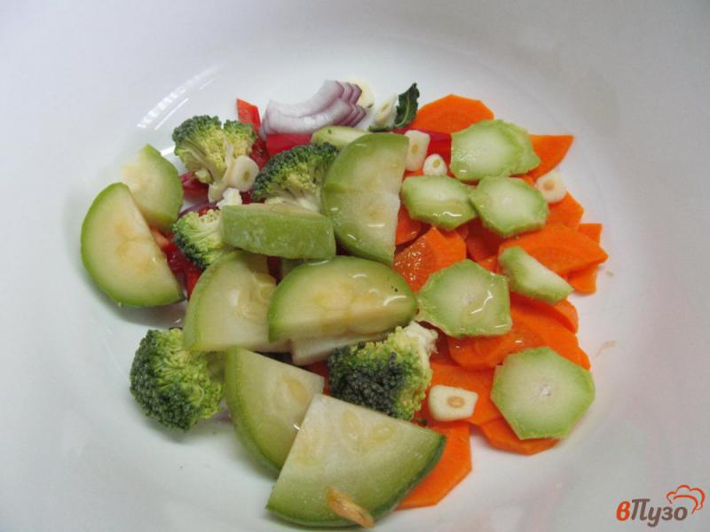 Фото приготовление рецепта: Запеченные овощи в томате шаг №4