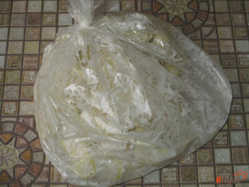 Фото приготовление рецепта: Картофель запеченный в рукаве в сметане шаг №5