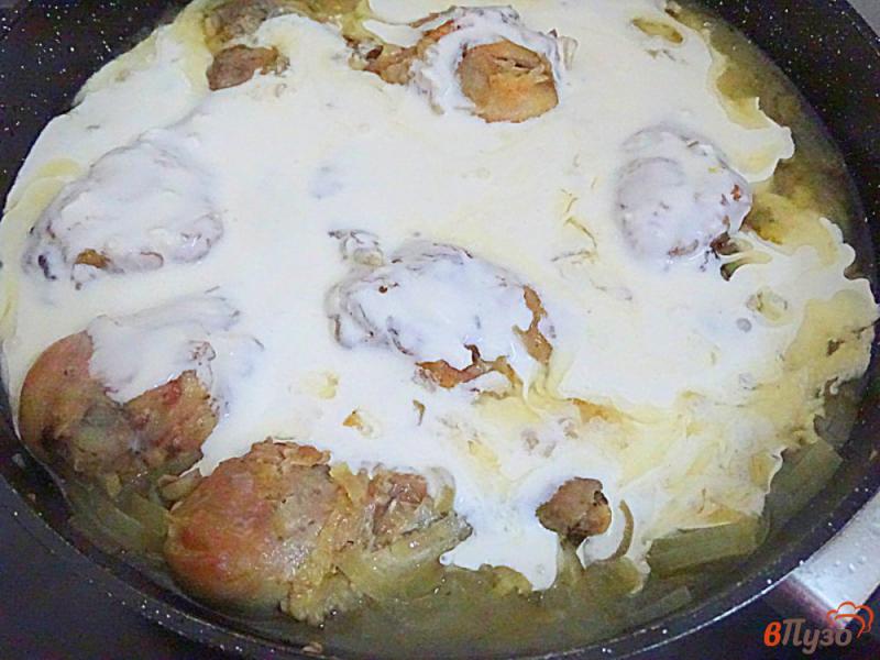 Фото приготовление рецепта: Курица по кабардино-балкарски шаг №9