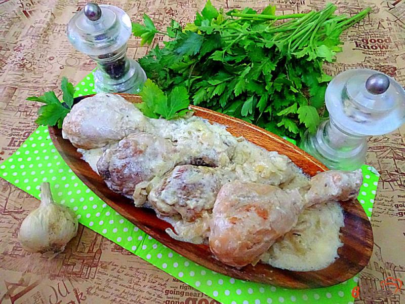 Фото приготовление рецепта: Курица по кабардино-балкарски шаг №11