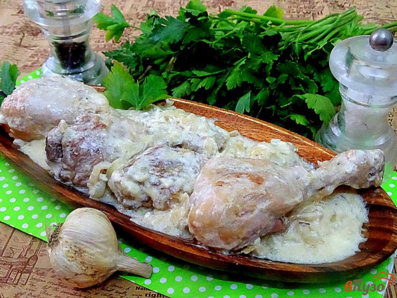 Фото приготовление рецепта: Курица по кабардино-балкарски шаг №10