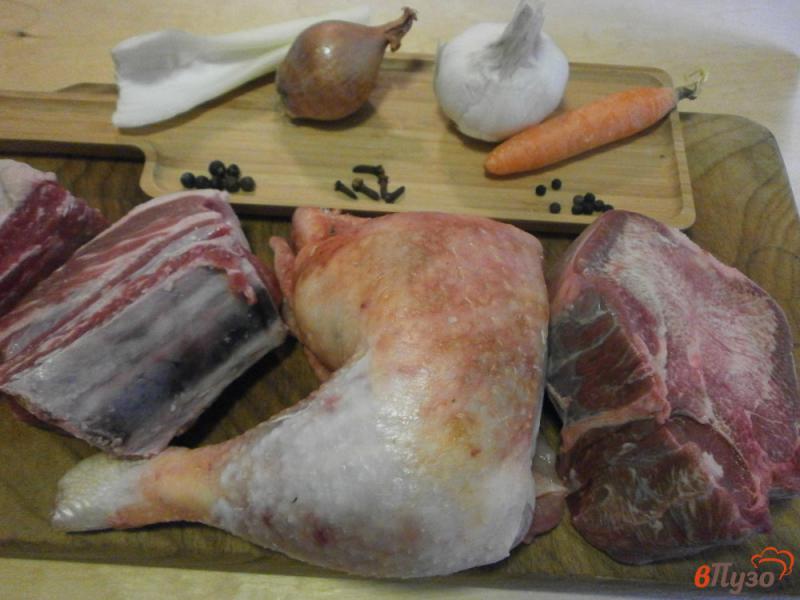 Фото приготовление рецепта: Ассорти из отварного мяса шаг №1
