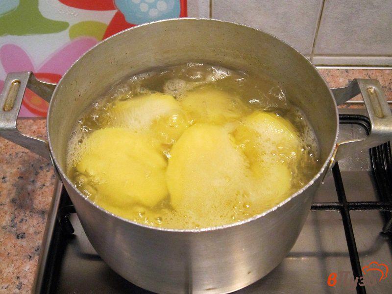 Фото приготовление рецепта: Картофельные котлеты с зеленым луком шаг №2