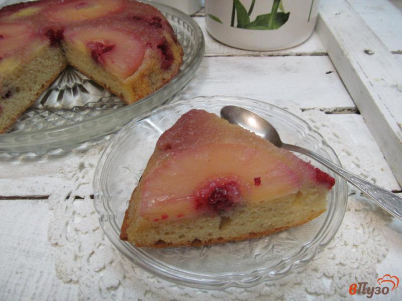 Фото приготовление рецепта: Перевернутый пирог с ананасом шаг №11