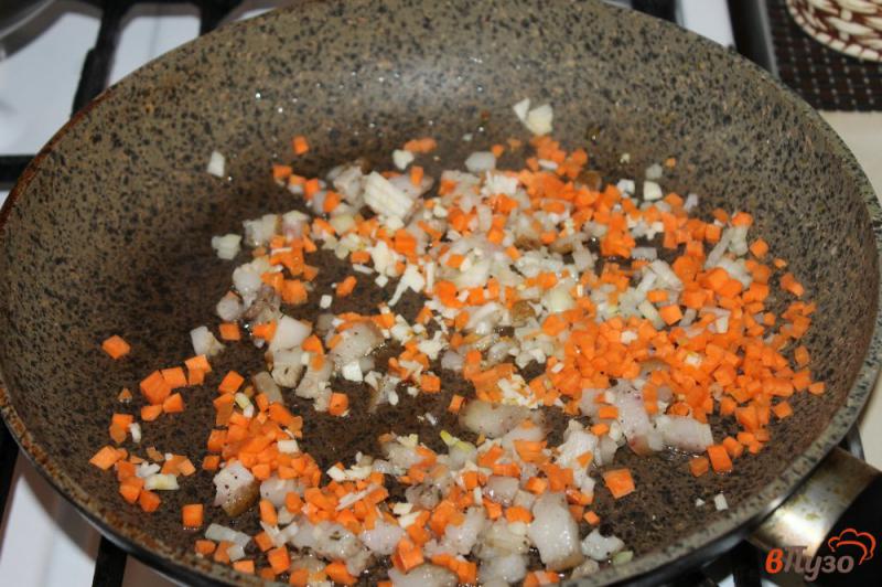 Фото приготовление рецепта: Картофельное пюре со шпиком и морковью по - деревенски шаг №5