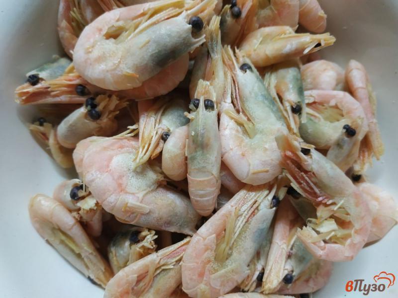 Фото приготовление рецепта: Протеиновый салат с морепродуктами шаг №3
