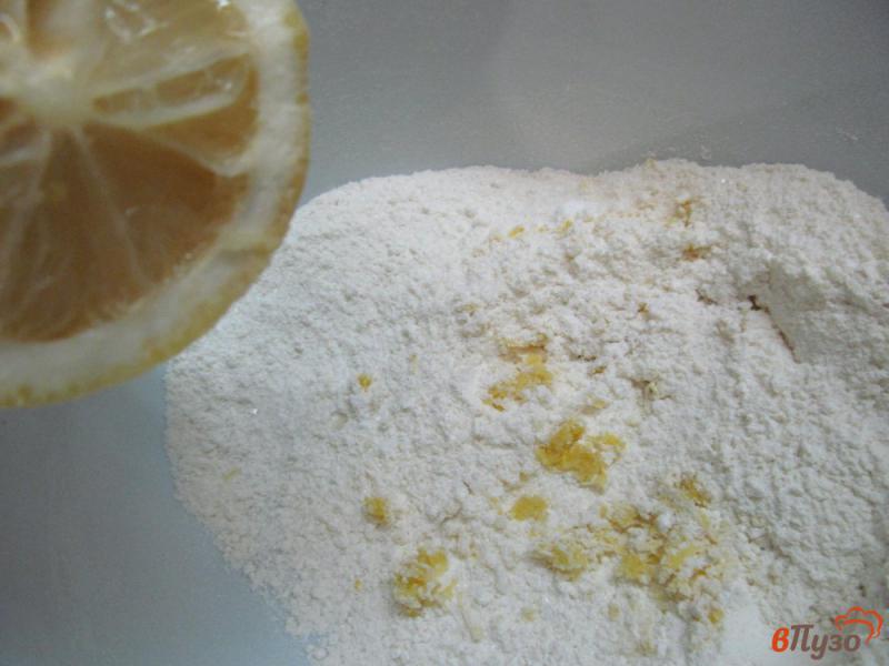 Фото приготовление рецепта: Лимонный пирог с клюквой шаг №2