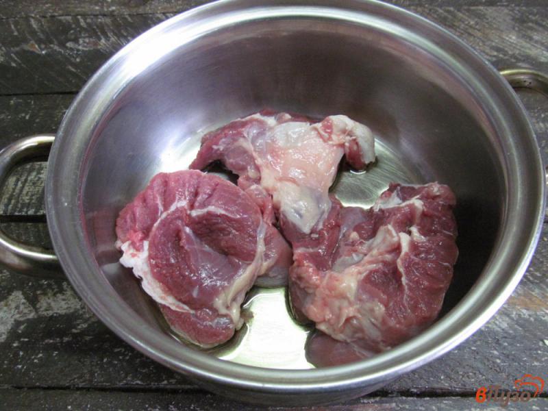 Фото приготовление рецепта: Рагу из говядины с пастой пенне шаг №1