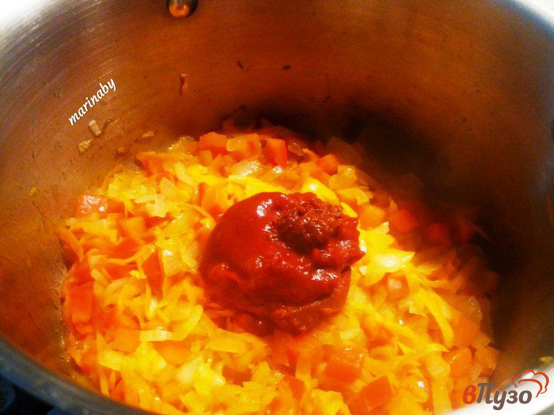 Фото приготовление рецепта: Томатный суп из чечевицы шаг №6