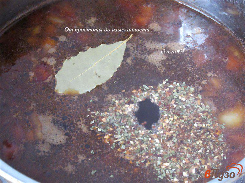 Фото приготовление рецепта: Суп с креветками и рисом «Южная ночь» шаг №6