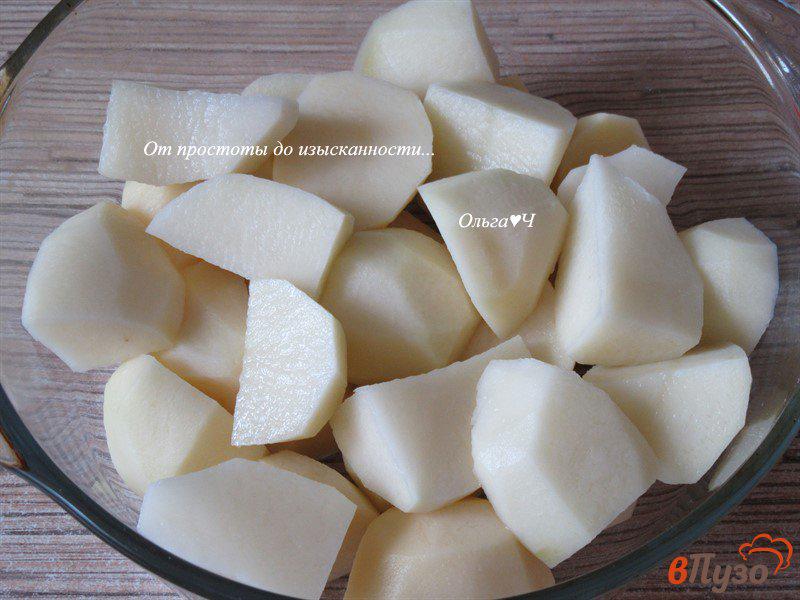Фото приготовление рецепта: Пряный картофель в микроволновке (без масла) шаг №1