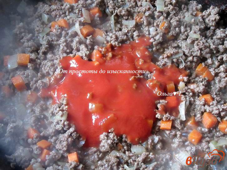 Фото приготовление рецепта: Мясная лазанья с адыгейской солью шаг №3