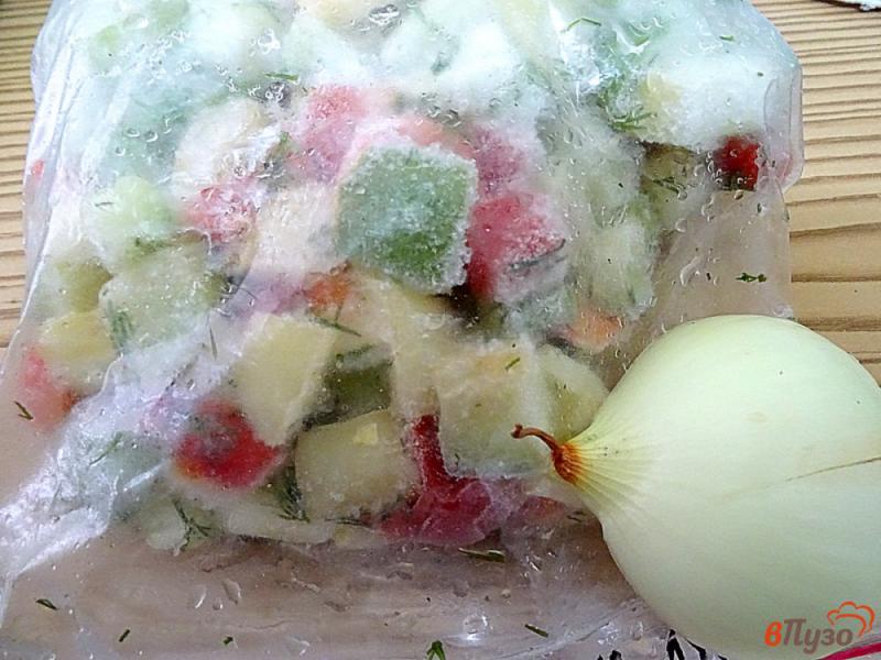 Фото приготовление рецепта: Замороженные овощи на гарнир шаг №1