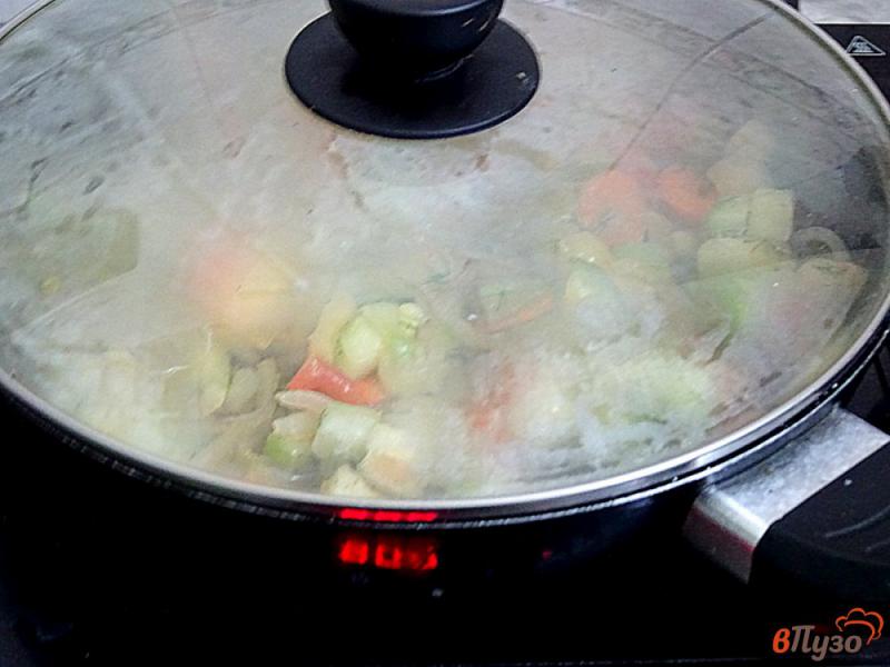 Фото приготовление рецепта: Замороженные овощи на гарнир шаг №6