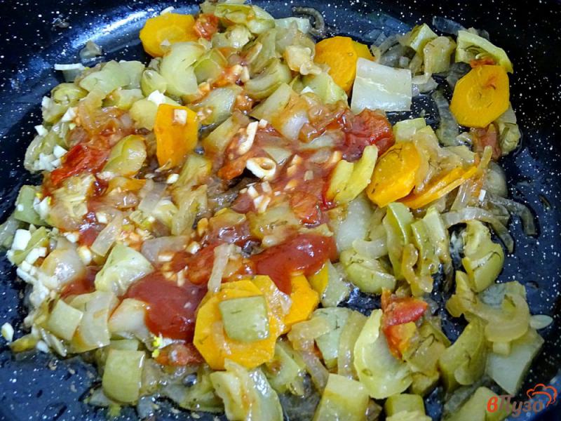Фото приготовление рецепта: Замороженные овощи на гарнир шаг №8