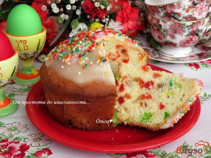 Фото приготовление рецепта: Пасхальные кексы с цукатами и цедрой мандарина шаг №7