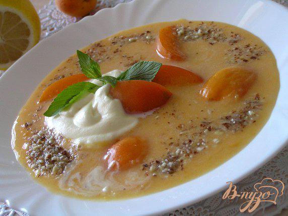 фото рецепта: Абрикосовый суп с рисом