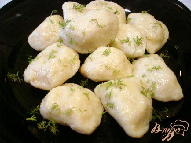 фото рецепта: Картофельные галушки с фаршем