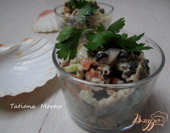фото рецепта: Картофельный салат с мидиями