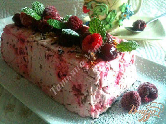 фото рецепта: Десертный террин с малиной