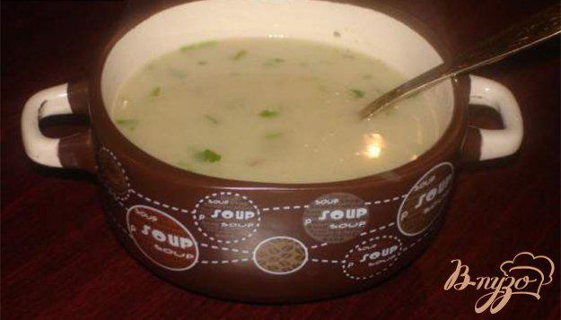 фото рецепта: Грибной молочный суп- пюре