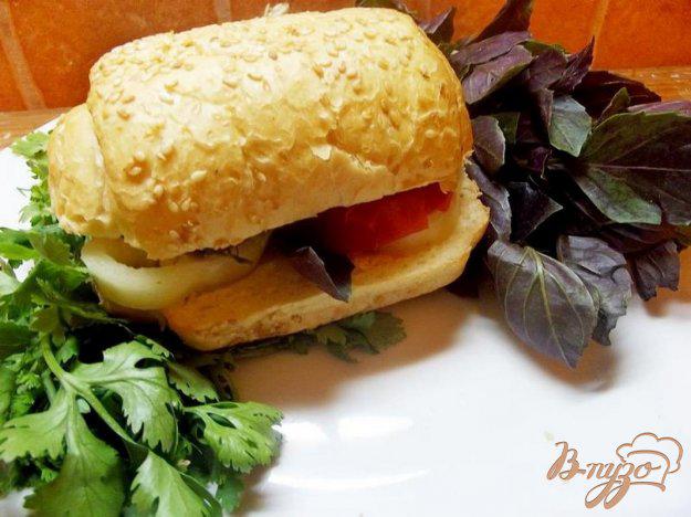 фото рецепта: Кавказский сэндвич с бараниной