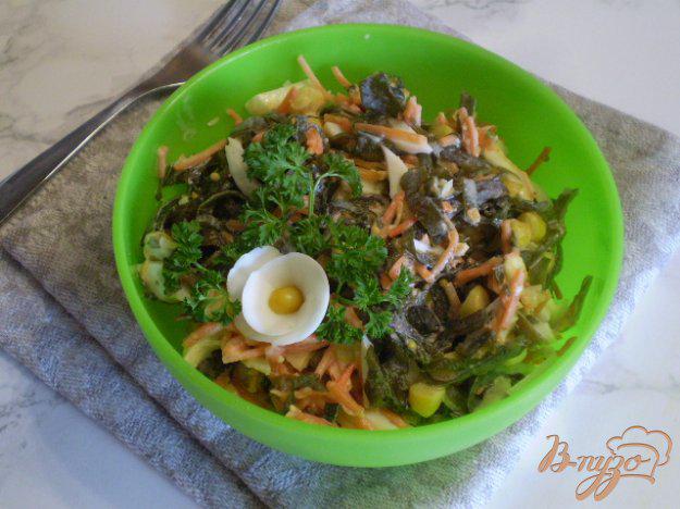фото рецепта: Салат морской с корейской морковью