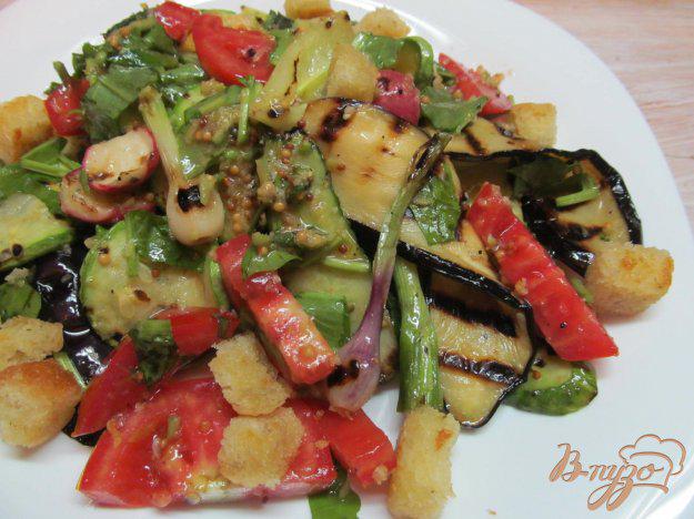 фото рецепта: Салат из овощей приготовленных на гриле