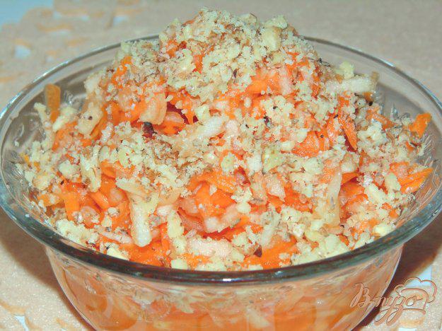фото рецепта: Сладкий салат с тыквой и яблоком