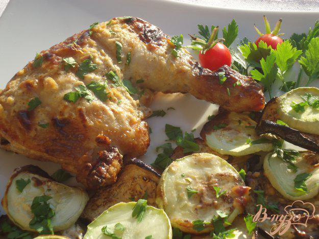 фото рецепта: Курица с овощами в аэрогриле