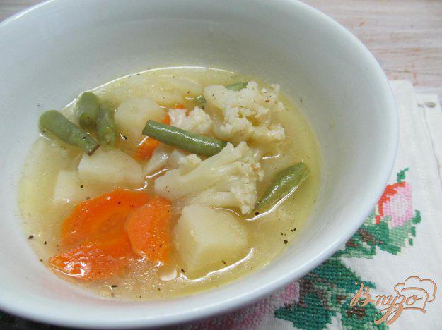фото рецепта: Суп из овощей с кукурузной крупой