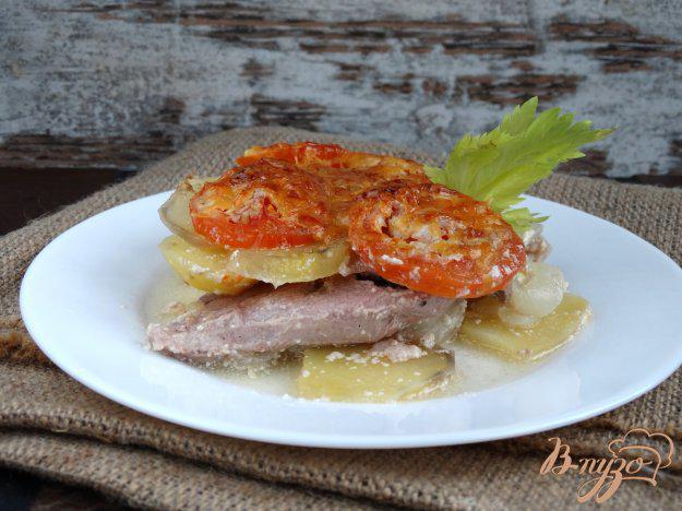 фото рецепта: Мясо по-французски со сметанно-горчичным соусом